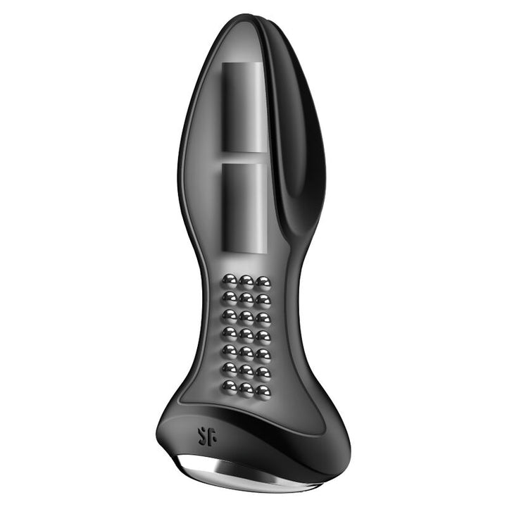 Estimulador Anal Usb Movimento Rotação e Vibração Satisfyer Rotator 2+ Preto Controlo Remoto App
