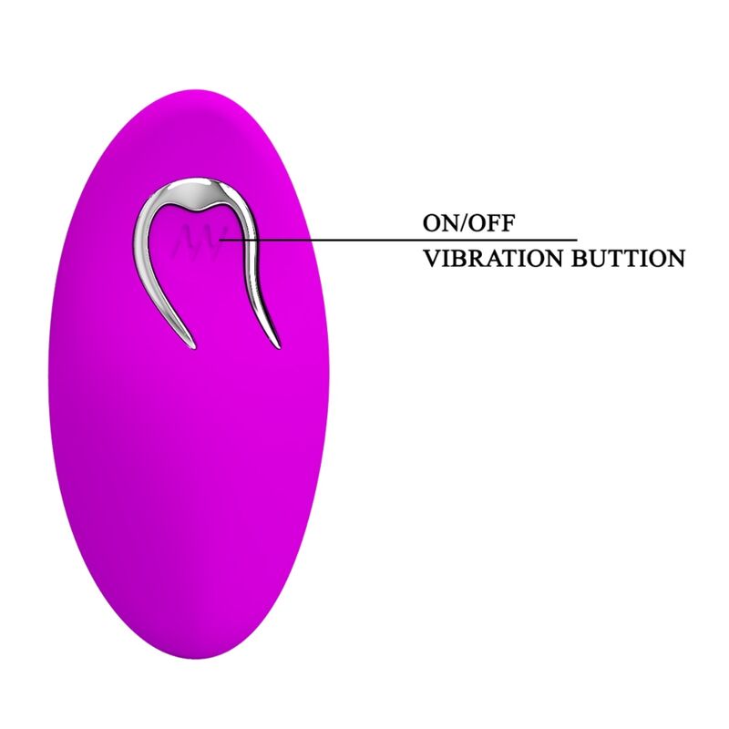 Estimulador Anal Usb Movimento Telescópico e Vibração PrettyLove Heather Controlo Remoto