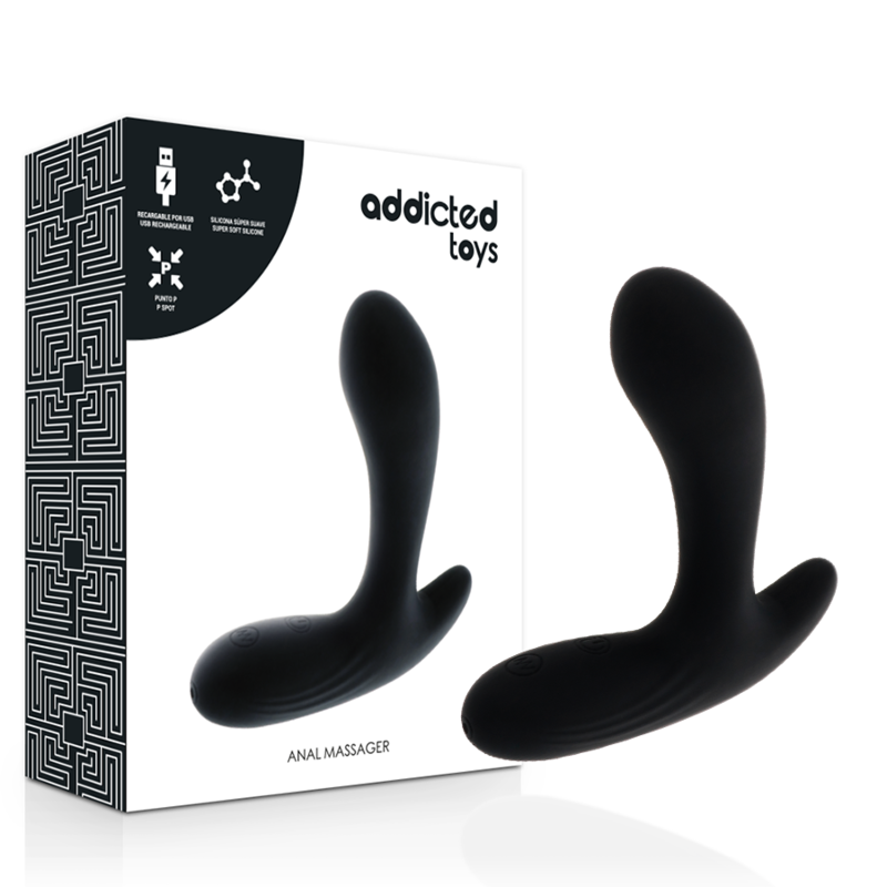 Estimulador Anal Usb Vibração Addicted Hexa