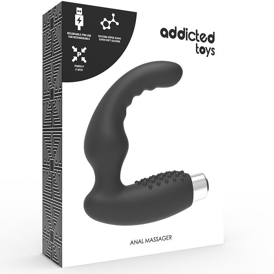 Estimulador Anal Usb Vibração Addicted Modelo 2