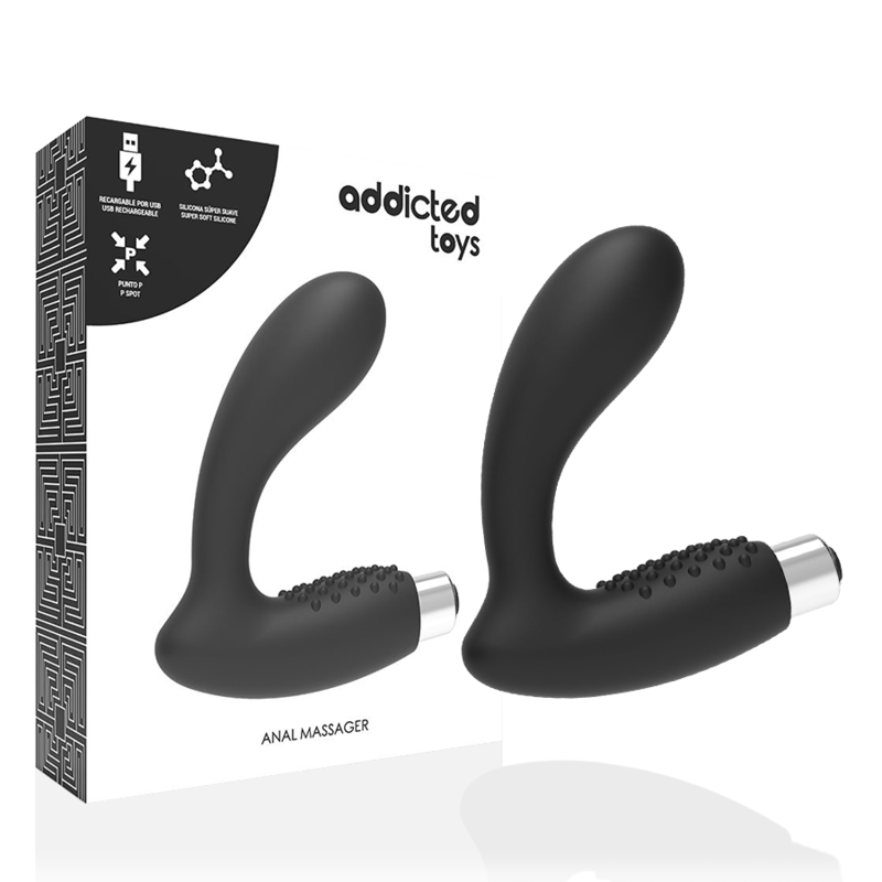 Estimulador Anal Usb Vibração Addicted Modelo 5