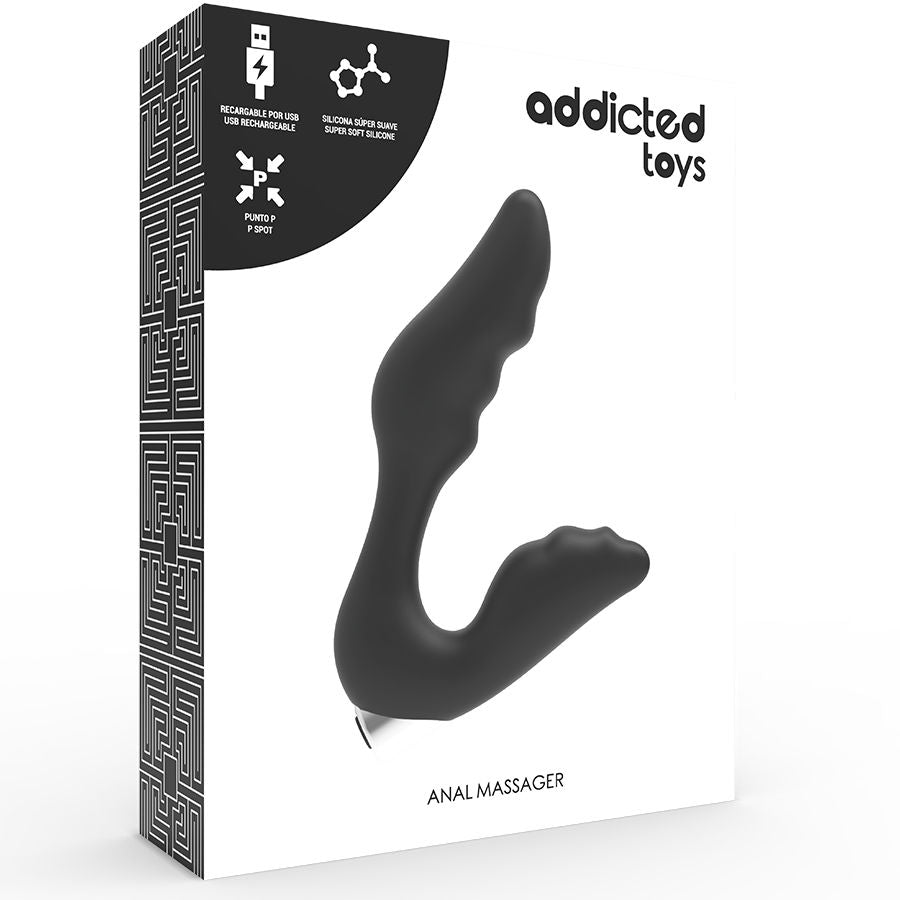 Estimulador Anal Usb Vibração Addicted Modelo 6