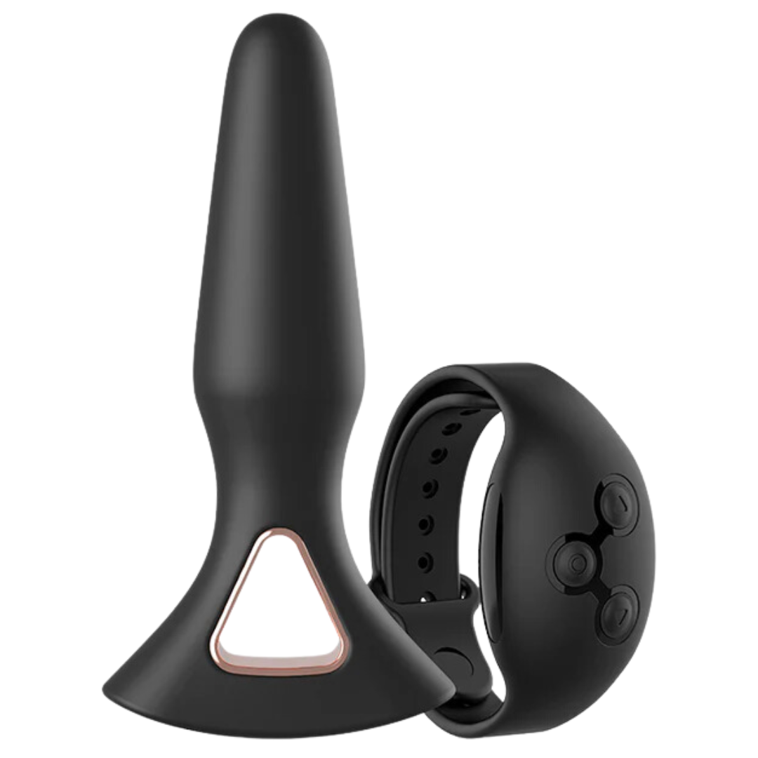 Estimulador Anal Usb Vibração Anbiguo Alexandru Controlo Remoto Watchme