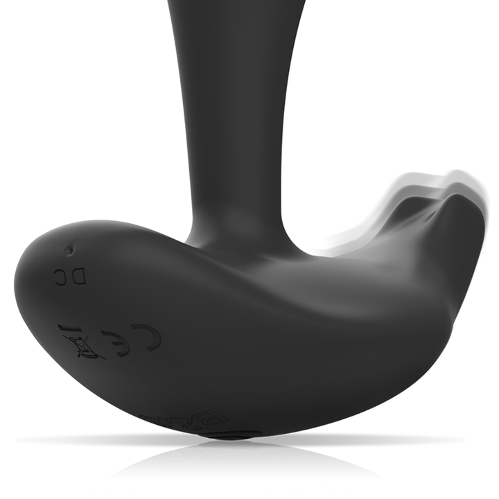 Estimulador Anal Usb Vibração Black&Silver Dwayne Controlo Remoto
