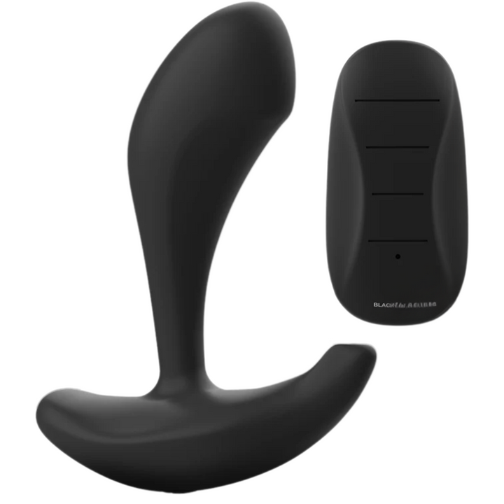 Estimulador Anal Usb Vibração Black&Silver Dwayne Controlo Remoto