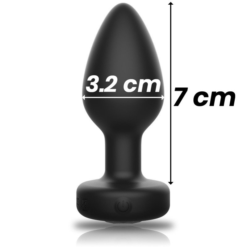 Estimulador Anal Usb Vibração Ibiza Jóia M Controlo Remoto