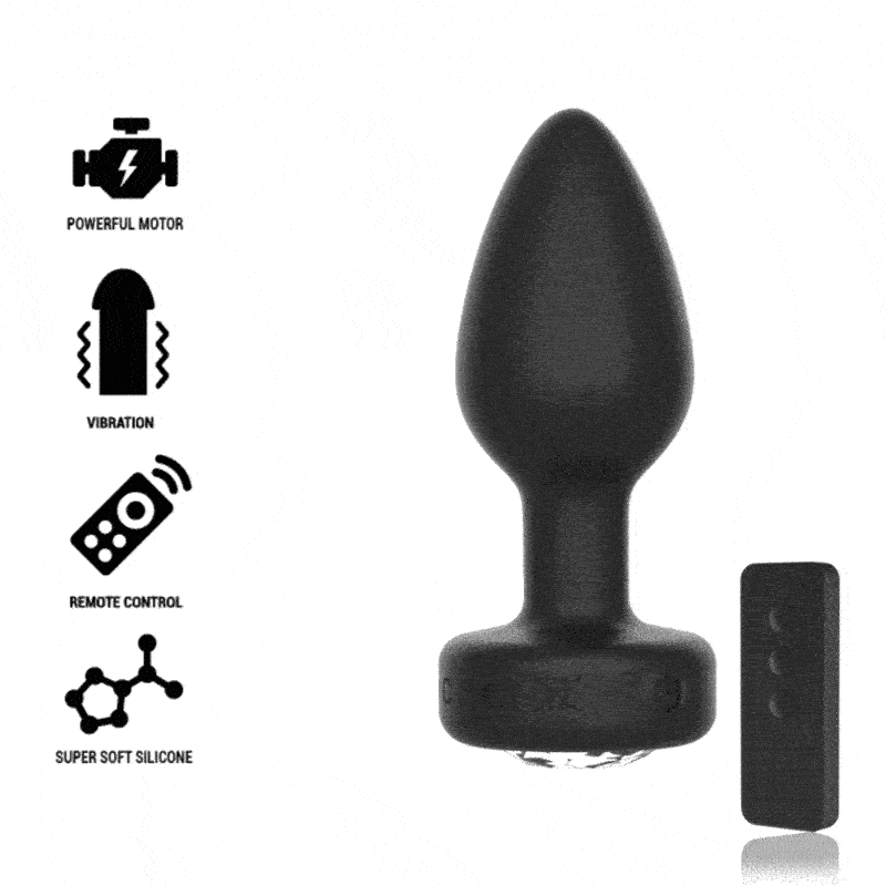 Estimulador Anal Usb Vibração Ibiza Jóia S Controlo Remoto