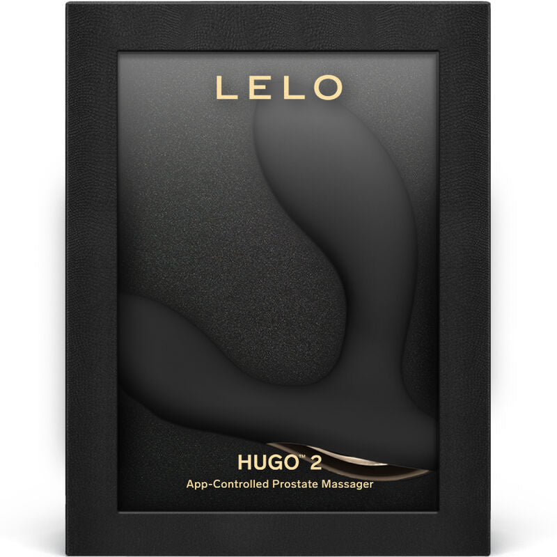 Estimulador Anal Usb Vibração Lelo Hugo 2 Preto Controlo Remoto App