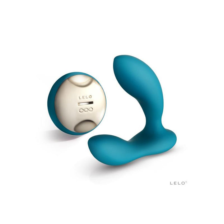 Estimulador Anal Usb Vibração Lelo Hugo Azul Controlo Remoto