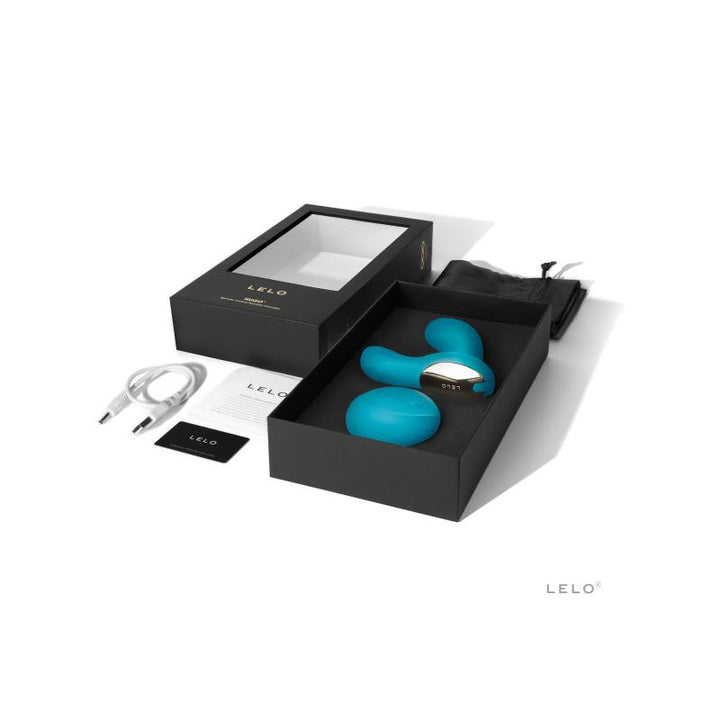 Estimulador Anal Usb Vibração Lelo Hugo Azul Controlo Remoto