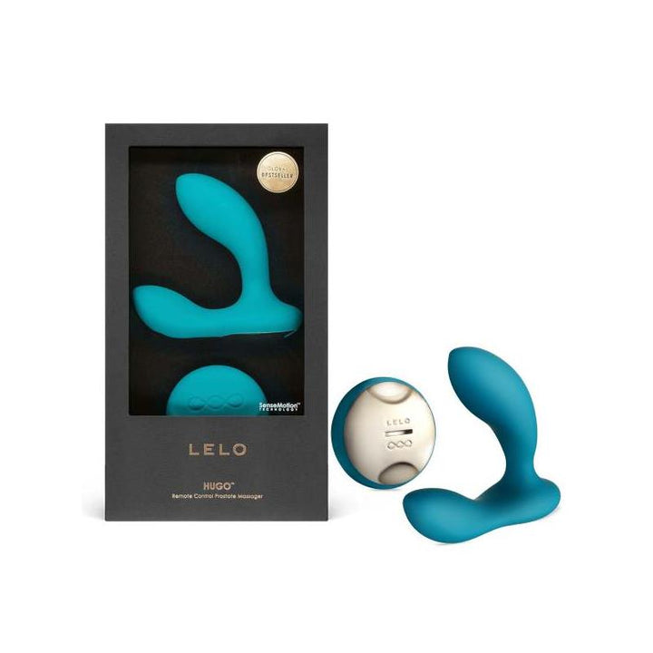 Estimulador Anal Usb Vibração Lelo Hugo Azul Controlo Remoto