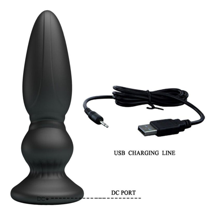 Estimulador Anal Usb Vibração Mr. Play 8 Controlo Remoto
