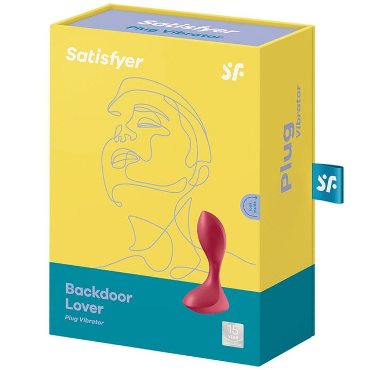 Estimulador Anal Usb Vibração Satisfyer Backdoor Lover Vermelho