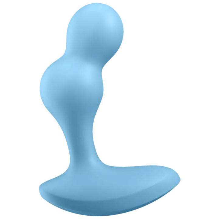 Estimulador Anal Usb Vibração Satisfyer Deep Diver Azul Controlo Remoto App