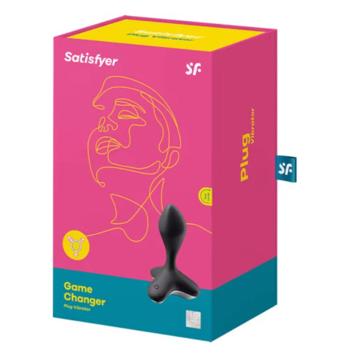 Estimulador Anal Usb Vibração Satisfyer Game Changer Preto