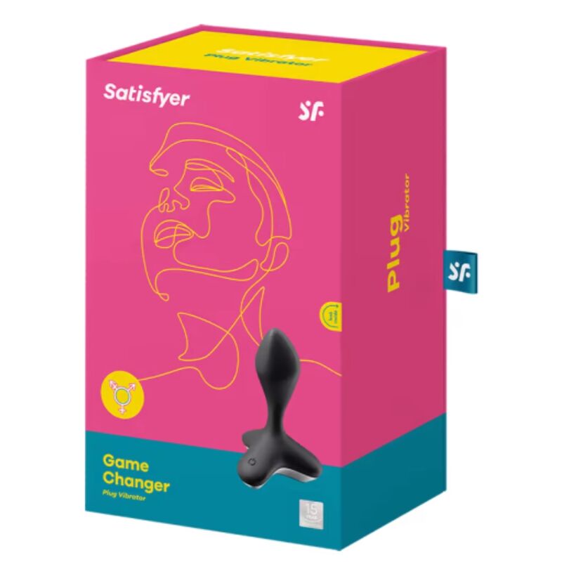 Estimulador Anal Usb Vibração Satisfyer Game Changer Rosa