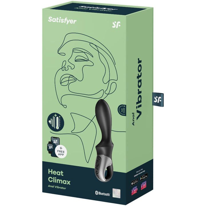 Estimulador Anal Usb Vibração Satisfyer Heat Climax Controlo Remoto App