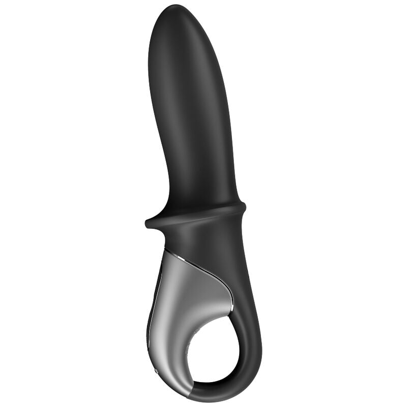 Estimulador Anal Usb Vibração Satisfyer Hot Passion Preto Controlo Remoto App
