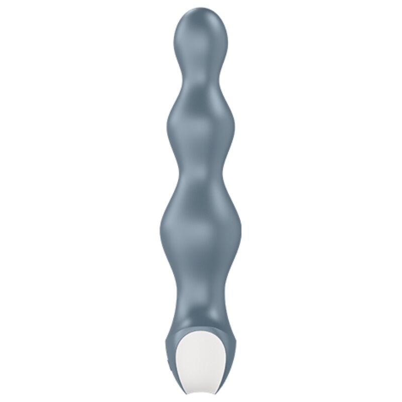 Estimulador Anal Usb Vibração Satisfyer Lolli Plug Cinza