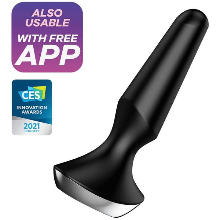 Estimulador Anal Usb Vibração Satisfyer Plug Ilicious 2 Preto Controlo Remoto App