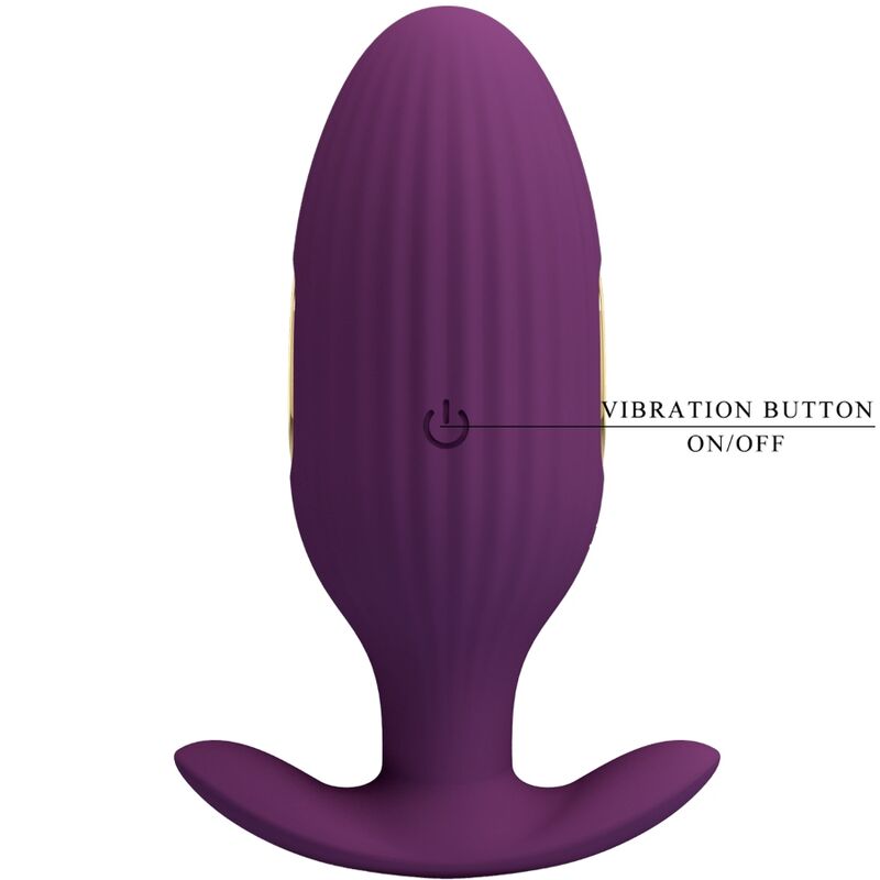 Estimulador Anal Usb Vibração e Eletroestimulação Usb PrettyLove Jefferson Controlo Remoto App