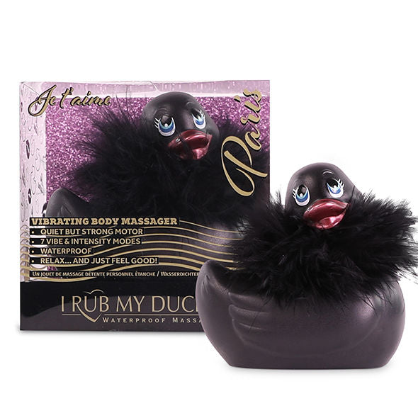 Estimulador Clitoriano Pilhas Vibração Patinho I Rub My Duckie 2.0 Paris Preto