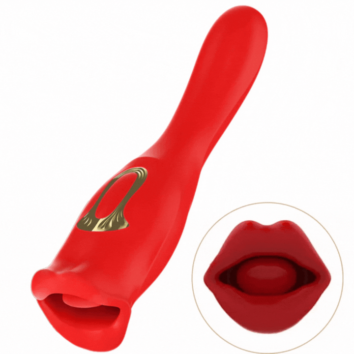 Estimulador Clitoriano Usb Movimento Beijo e Vibração Mia Siena