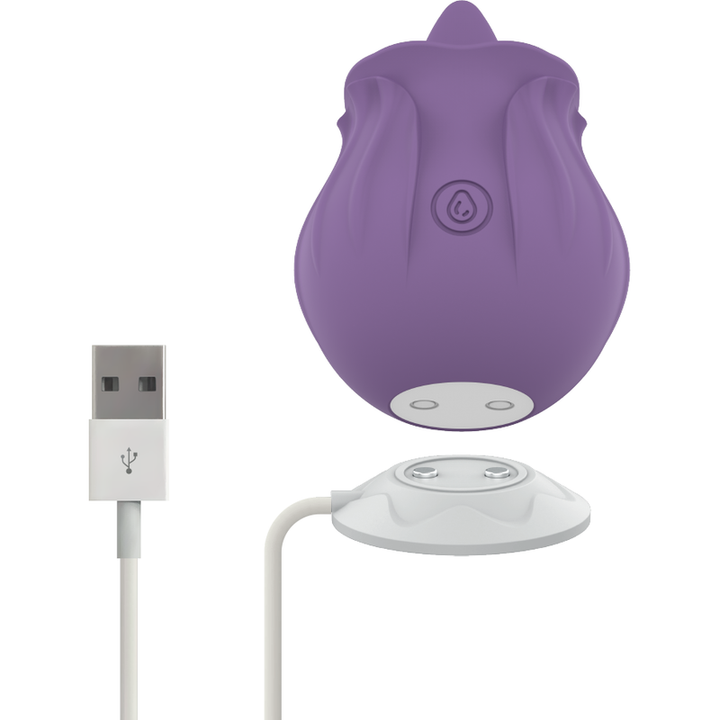 Estimulador Clitoriano Usb Movimento Língua Intense Violet