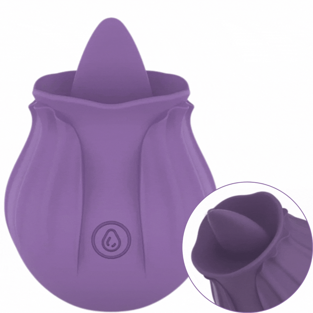Estimulador Clitoriano Usb Movimento Língua Intense Violet