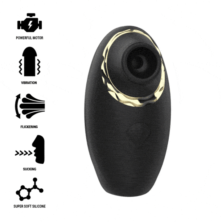 Estimulador Clitoriano Usb Movimento Língua, Sucção e Pulsação Ibiza Climax