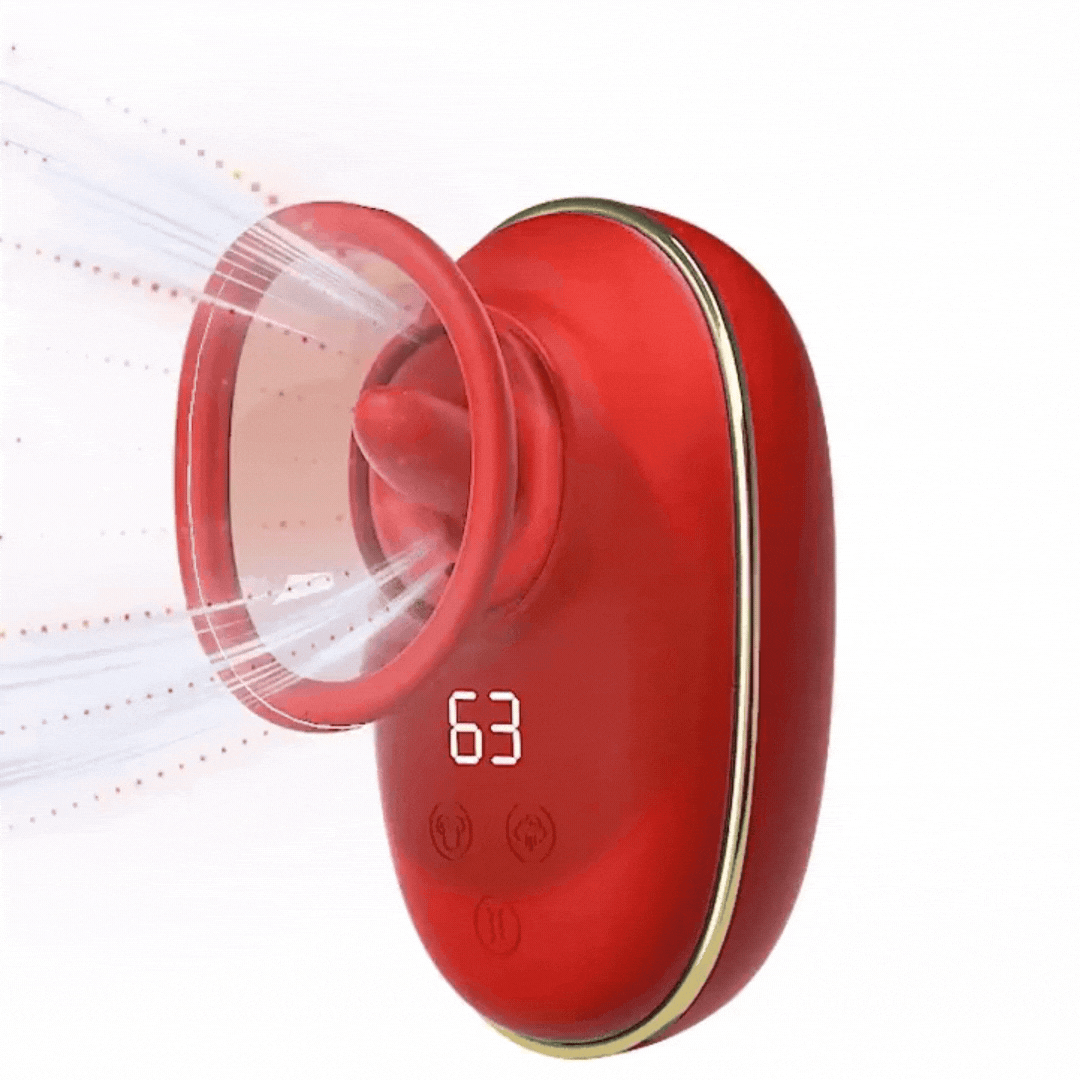 Estimulador Clitoriano Usb Movimento Língua e Sucção Engily Ross Lizer