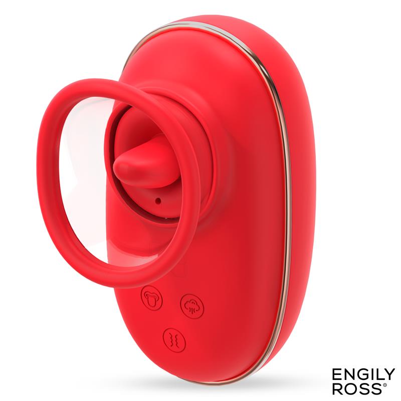 Estimulador Clitoriano Usb Movimento Língua e Sucção Engily Ross Lizer