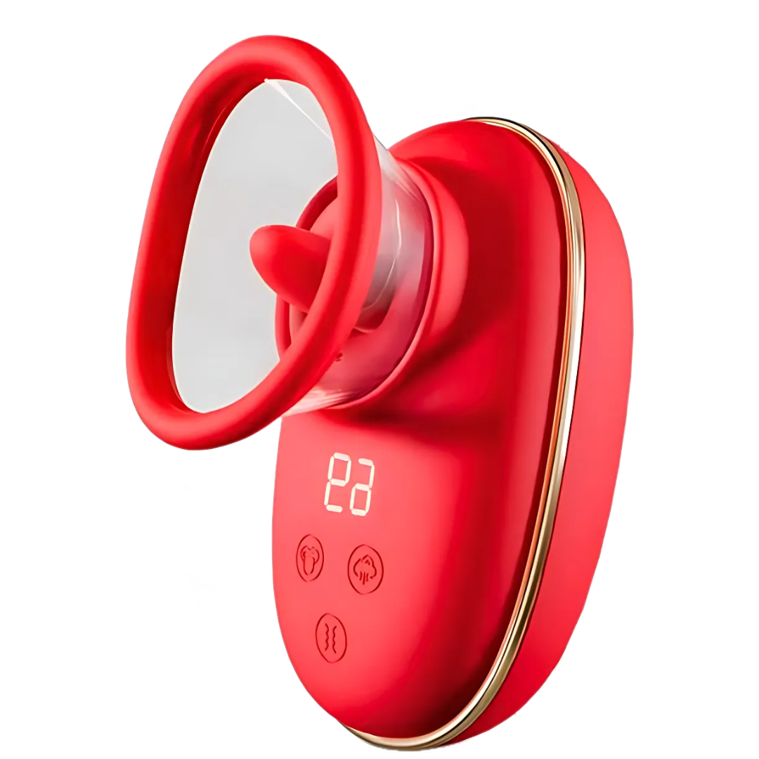 Estimulador Clitoriano Usb Movimento Língua e Sucção Engily Ross Lizer