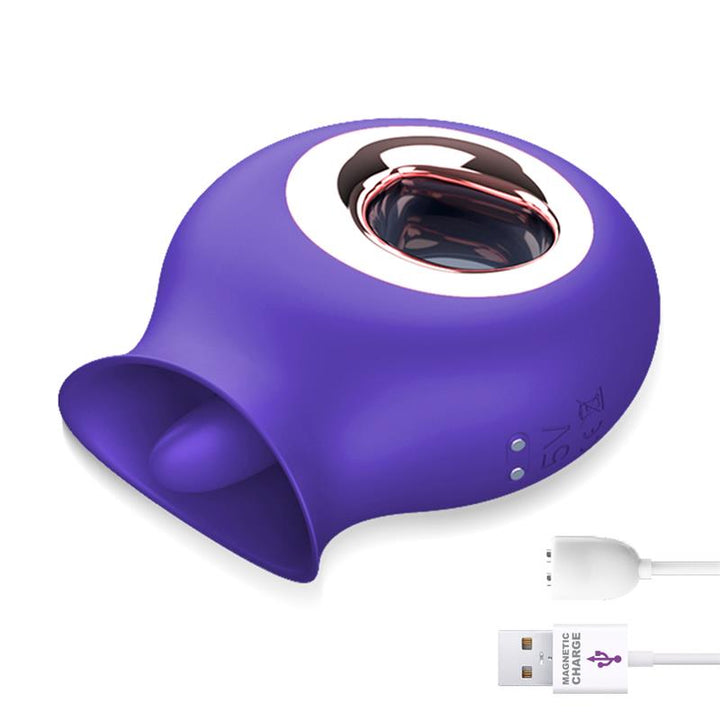 Estimulador Clitoriano Usb Movimento Língua e Vibração Action Leuria