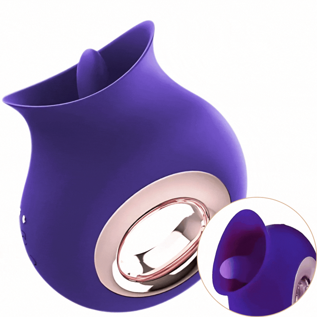 Estimulador Clitoriano Usb Movimento Língua e Vibração Action Leuria