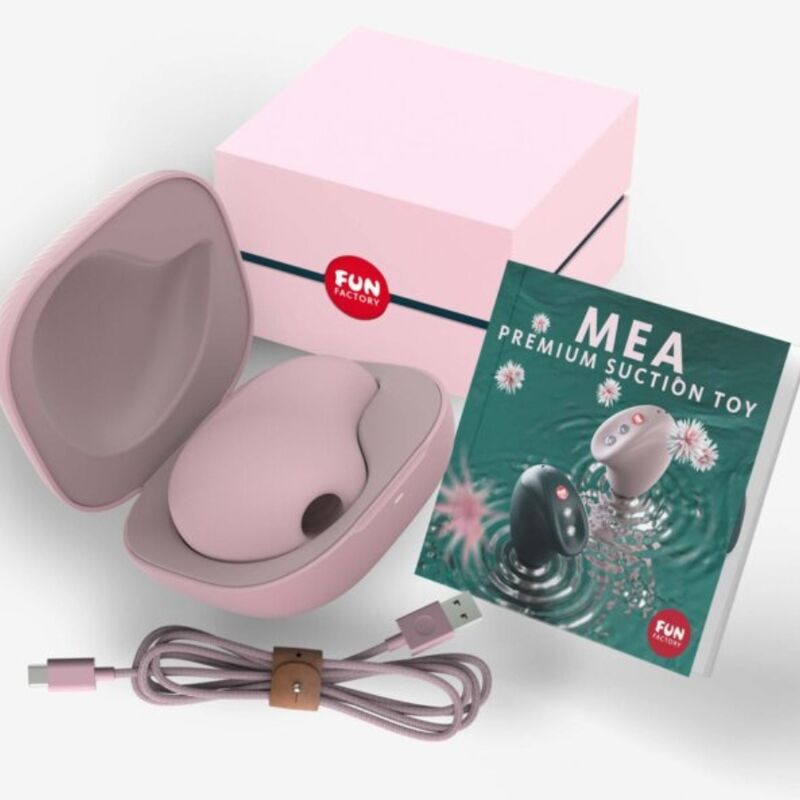 Estimulador Clitoriano Usb Sucção Fun Factory Mea Premium Rosa