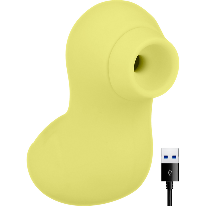 Estimulador Clitoriano Usb Sucção Ohmama My Duck Amarelo