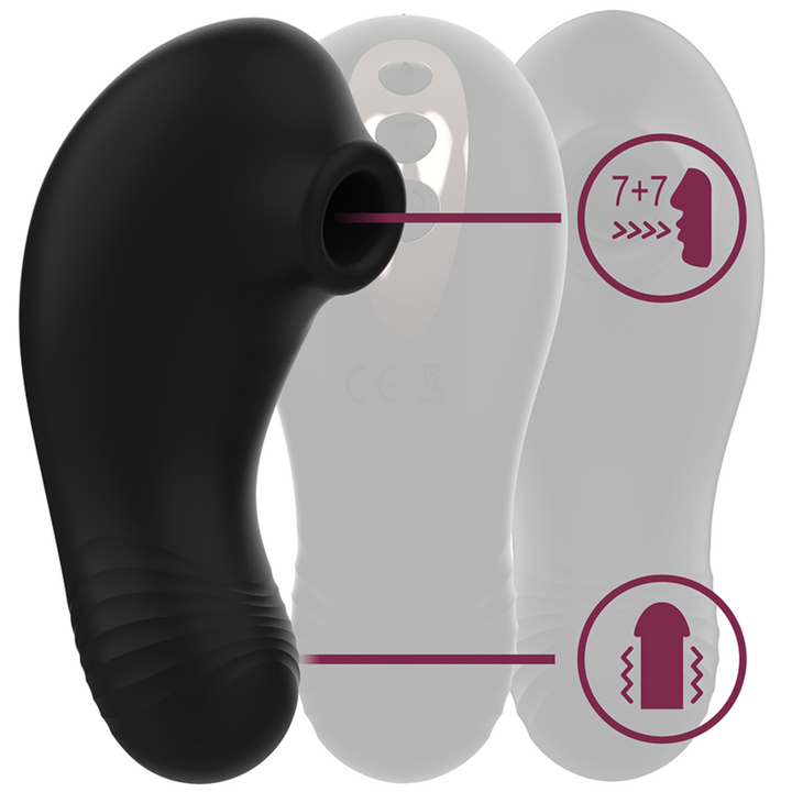 Estimulador Clitoriano Usb Sucção Rithual Shushu 2 Preto
