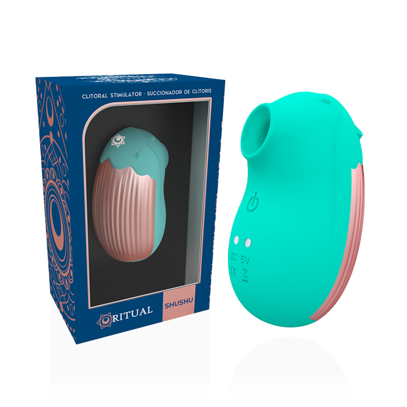 Estimulador Clitoriano Usb Sucção Rithual Shushu Aqua