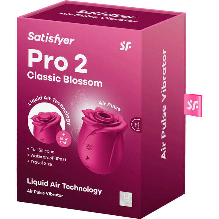 Estimulador Clitoriano Usb Sucção Rosa Satisfyer Pro 2 Blossom Classic