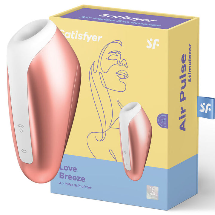 Estimulador Clitoriano Usb Sucção Satisfyer Love Breeze Cobre