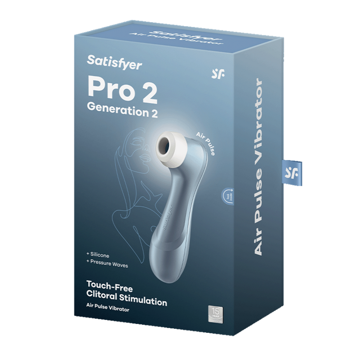 Estimulador Clitoriano Usb Sucção Satisfyer Pro2 Azul