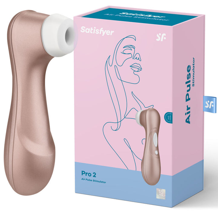 Estimulador Clitoriano Usb Sucção Satisfyer Pro2 Champanhe