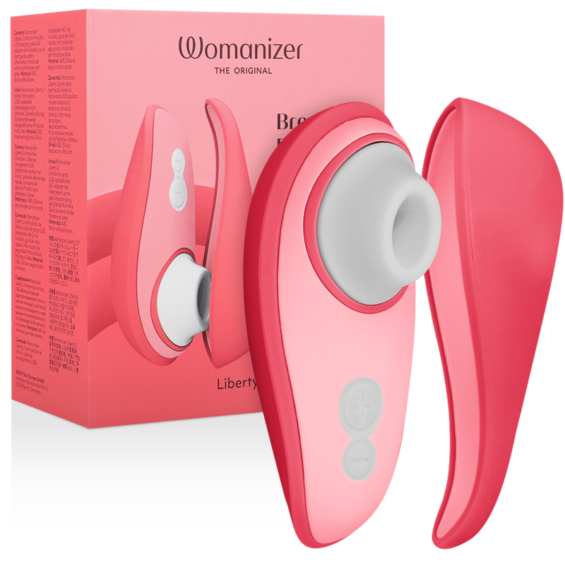 Estimulador Clitoriano Usb Sucção Womanizer Liberty 2 Rosa