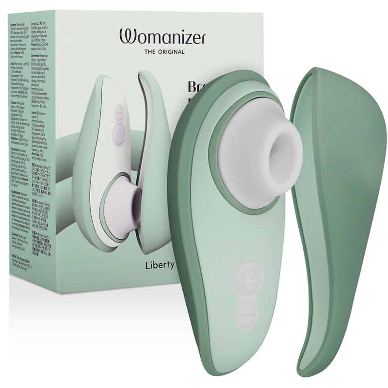 Estimulador Clitoriano Usb Sucção Womanizer Liberty 2 Verde