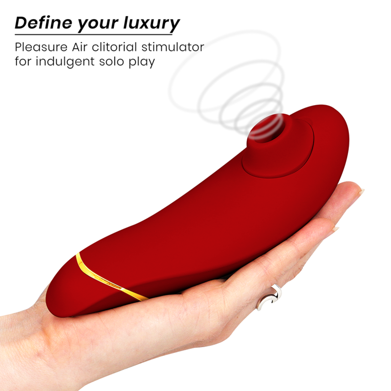 Estimulador Clitoriano Usb Sucção Womanizer Premium 2 Vermelho