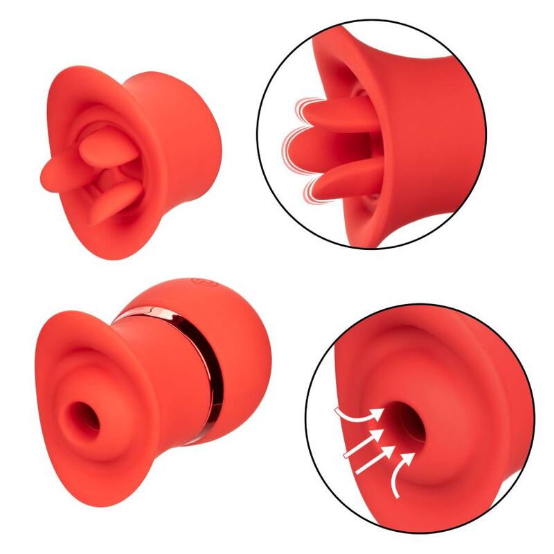 Estimulador Clitoriano Usb Sucção e Língua Calex Suck And Play