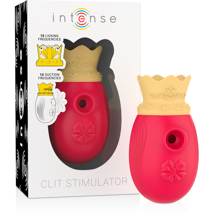 Estimulador Clitoriano Usb Sucção e Língua Intense Vermelho