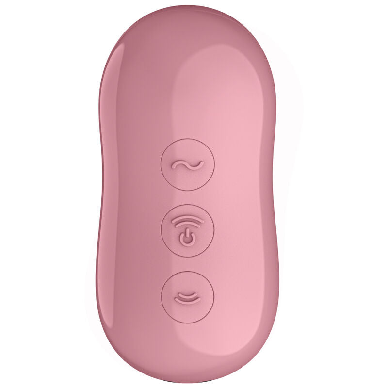 Estimulador Clitoriano Usb Sucção e Vibração Satisfyer Cotton Candy Rosa