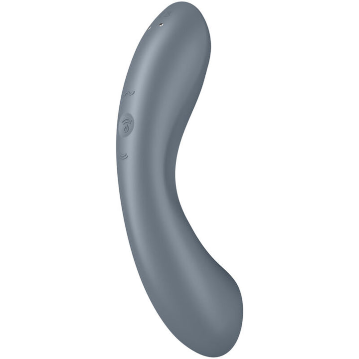 Estimulador Clitoriano Usb Sucção e Vibração Satisfyer Curve Trinity 1 Cinzento